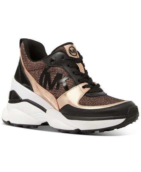 michael kors sneakers dames vlinders|michael kors rose gold trainers.